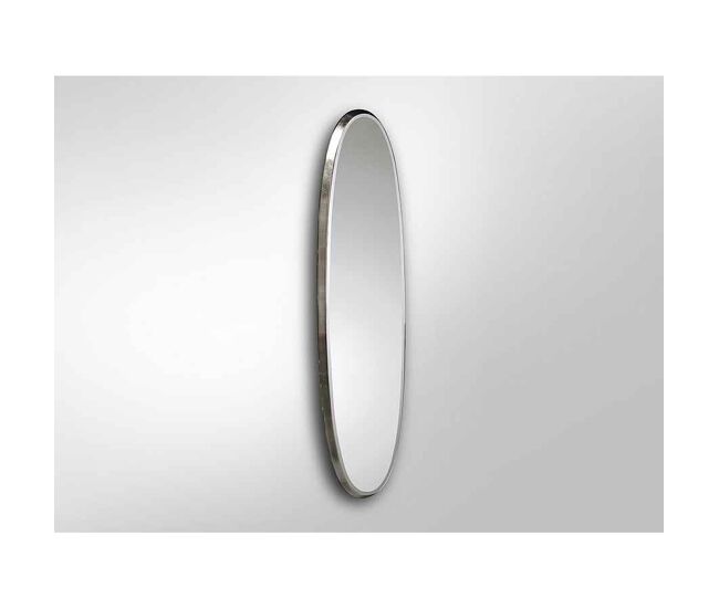 Espejo ovalado dm color plata serie aries 36cm