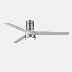 ventilador de tecto cor de níquel série metal teo 139cm