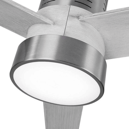 ventilador de tecto cor de níquel série metal teo 139cm