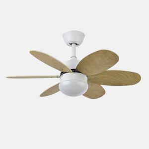 ventoinha de tecto cor branca série metal alves 85cm