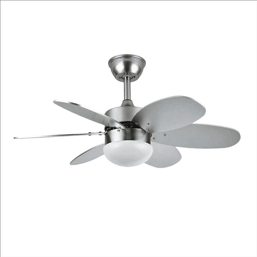 ventilador de tecto cor níquel série metal alves 85cm