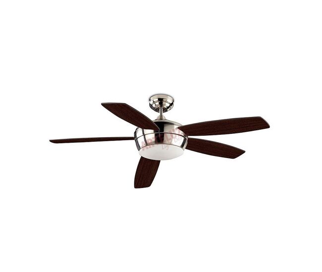 Ventilador de techo metal color niquel serie samal 132cm