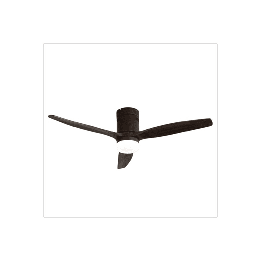 ventilador de tecto metálico cor castanha série aguilon 132cm