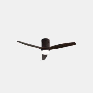 ventilador de tecto metálico cor castanha série aguilon 132cm