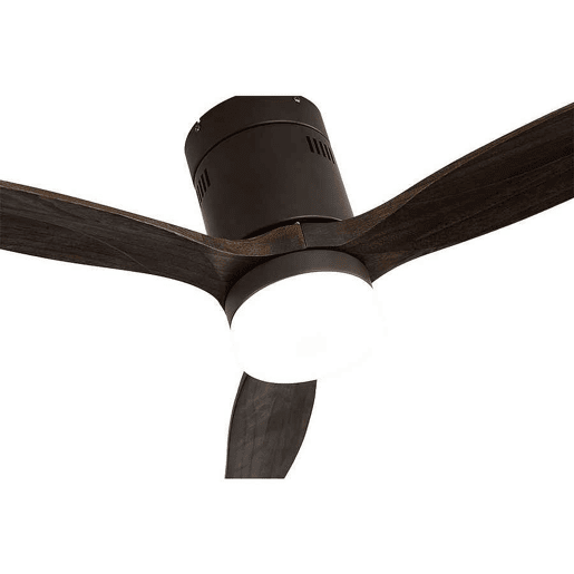 ventilador de tecto metálico cor castanha série aguilon 132cm