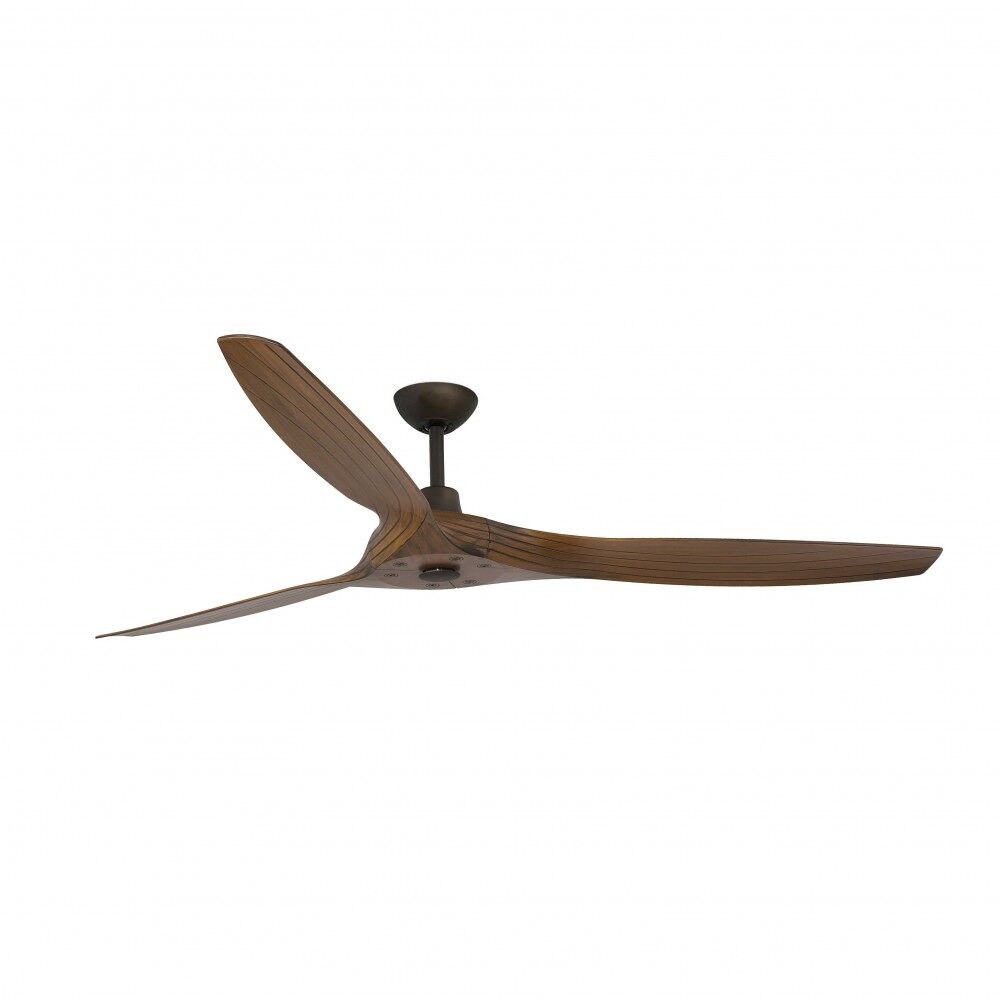 Ventilador de techo metal color marron serie morea 152cm