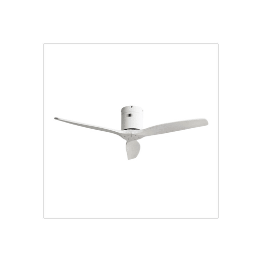 ventilador de tecto cor branca série metal aguilon 132cm