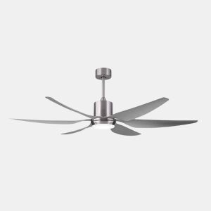 ventilador de tecto cor de níquel série metal otto 167cm