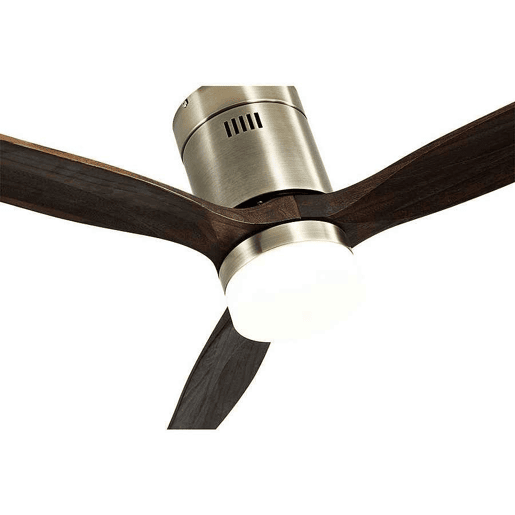 ventilador de tecto dourado em metal série aguilã³n 132cm