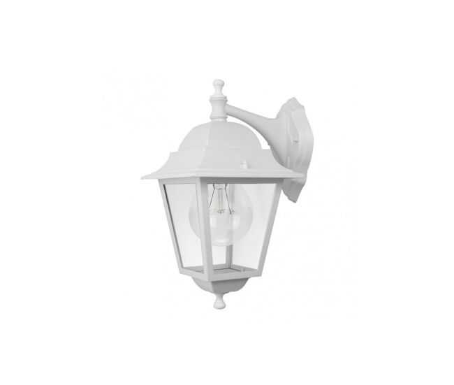 Aplique de exterior aluminio color blanco serie spica 28cm