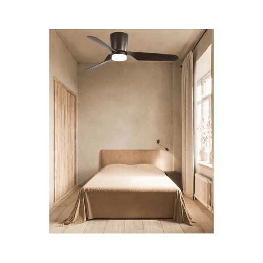 ventilador de tecto metálico cor castanha série kochi 132cm