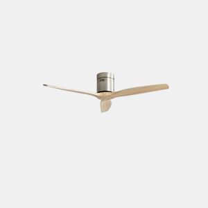 ventilador de tecto em metal niquelado série aguilon 132cm