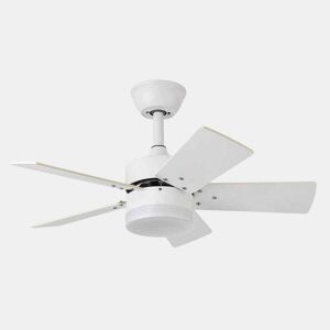 ventilador de tecto metálico cor branca série marta 76cm