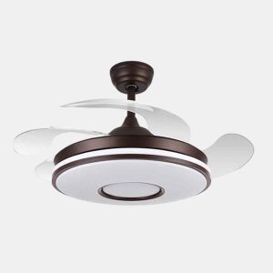 ventilador de tecto metálico cor castanha série dani 108cm