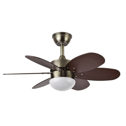 ventoinha de tecto em metal dourado série alves 85cm