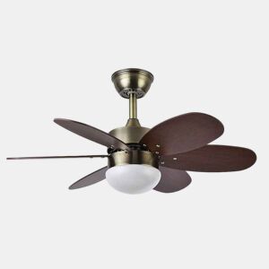 ventoinha de tecto em metal dourado série alves 85cm