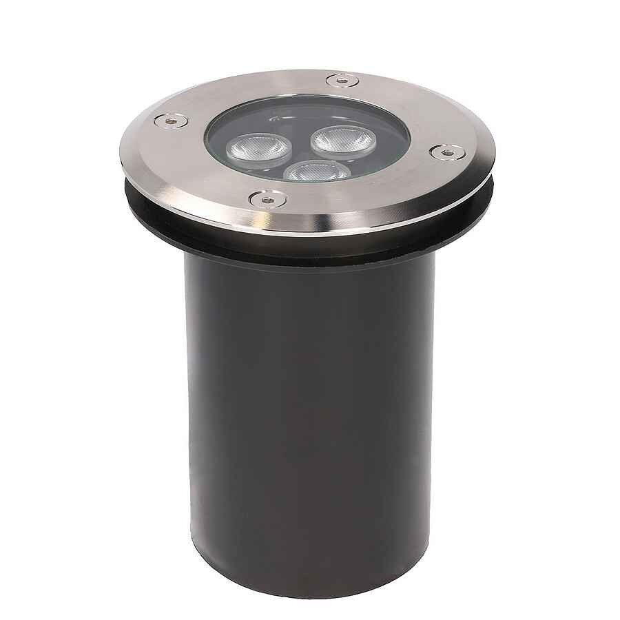 Empotrable exterior metal color gris serie ringo 11cm