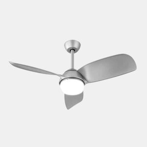 ventilador de tecto cor prata metal série haur 107cm