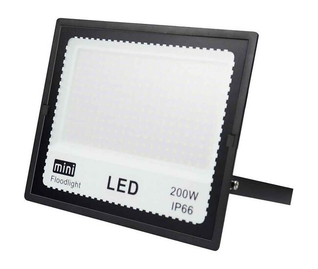 Proyector aluminio color negro serie zircon 32cm