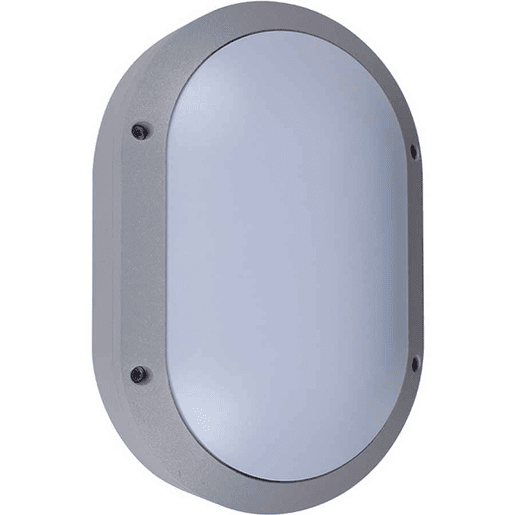 candeeiro de parede para exterior em metal cinzento série amazonas 18,5 cm