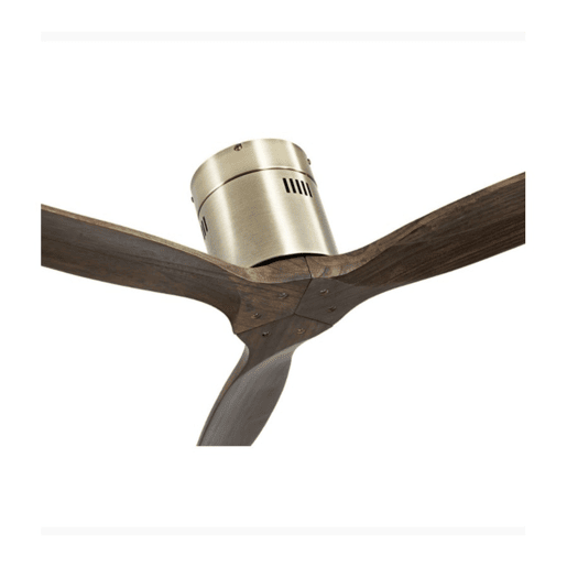 ventilador de tecto em metal dourado série aguilon 132cm