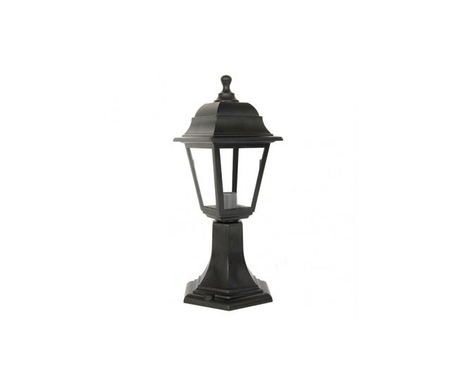Sobremuro jardin policarbonato color negro serie albahaca 16.5cm