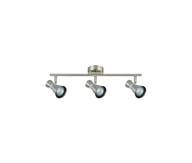 Regleta 3 luces metal color niquel serie mã¡ximo 48.5cm