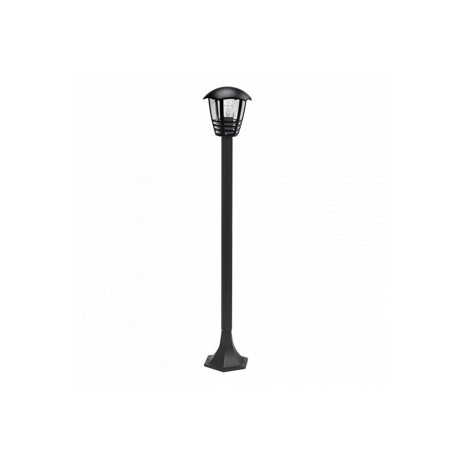 Farola para jardin aluminio color negro serie alnilan 18cm
