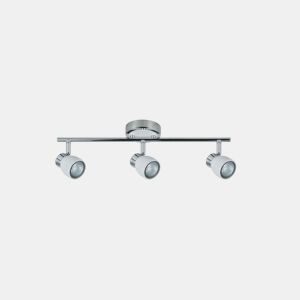 tira 3 luzes série chacho de metal branco 48,5cm