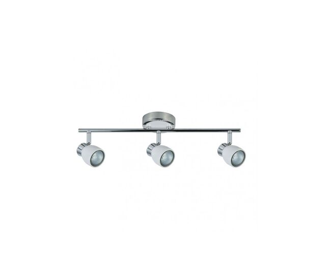 Regleta 3 luces metal color blanco serie chacho 48.5cm