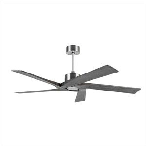 ventoinha de tecto em metal niquelado série nadir 142cm
