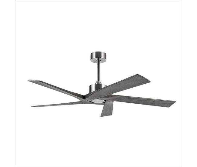 Ventilador de techo metal color niquel serie nadir 142cm