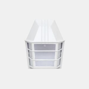 candeeiro de parede em metal branco série lavanda 19,5 cm