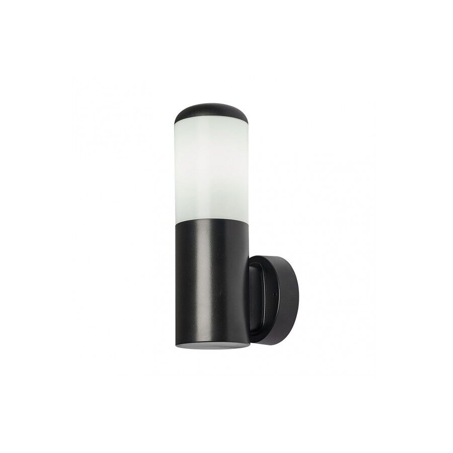 Aplique de exterior policarbonato color negro serie azafrã¡n 9.1cm