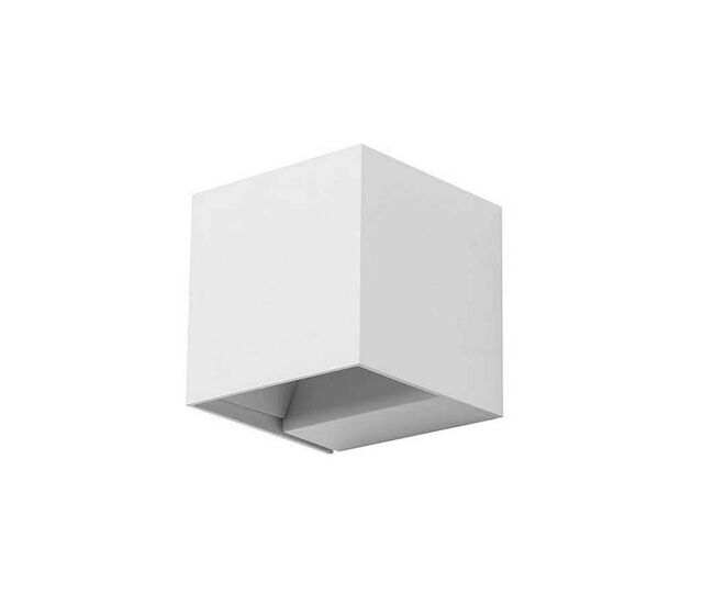 Aplique de exterior aluminio color blanco serie rex 0.80cm
