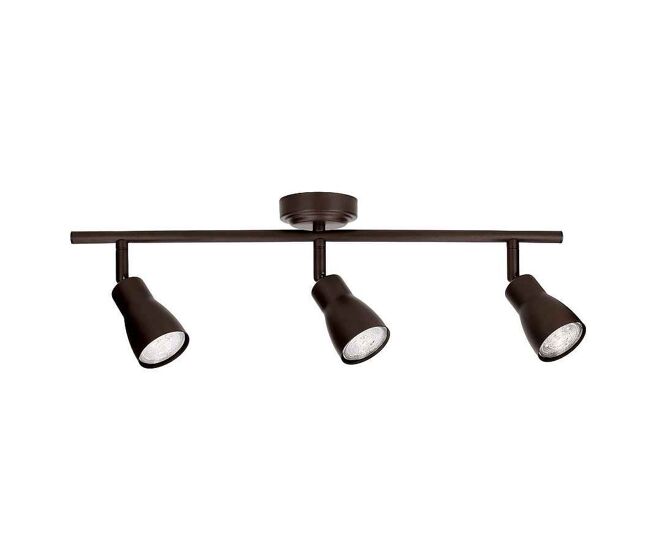Aplique de pared metal color marron serie safran 50cm
