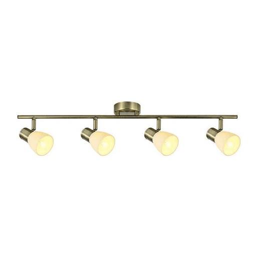 Fita 4 luzes dourada em metal série cholo 69,5cm