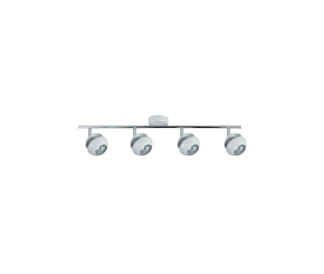 Regleta 4 luces metal color blanco serie beethoven 69.5cm