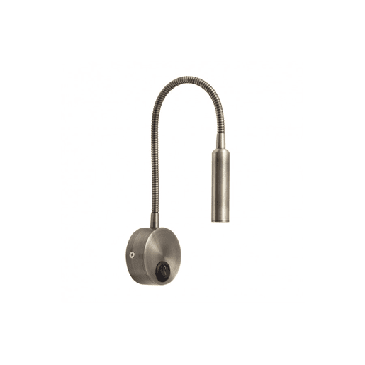 candeeiro de parede em metal dourado série madrazo 6,3cm