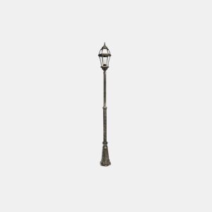lanterna de jardim em alumínio preto série becrux 25cm