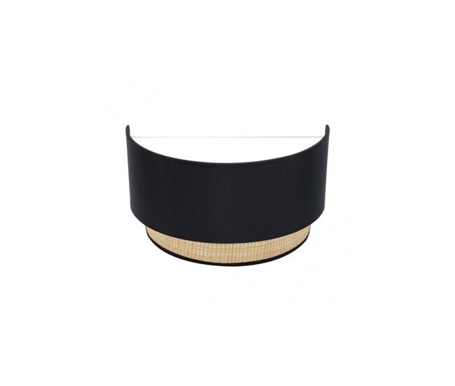 Aplique de pared metal color negro serie kandy 30cm
