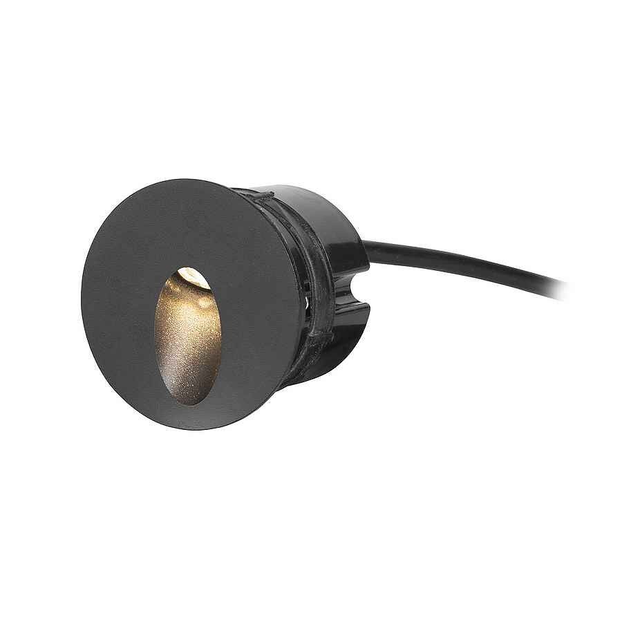 Empotrable exterior aluminio color negro serie icon 8cm