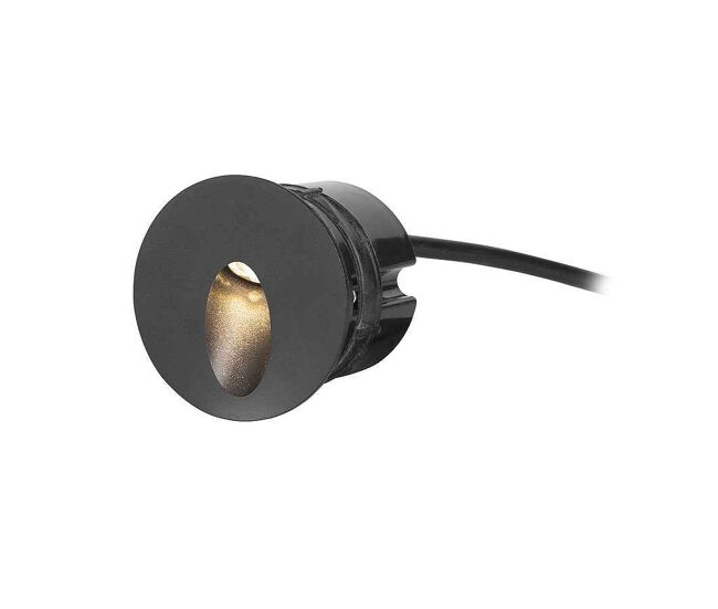 Empotrable exterior aluminio color negro serie icon 8cm