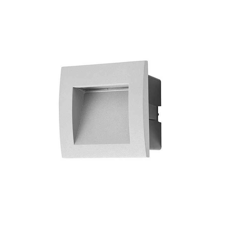 Empotrable exterior aluminio color gris serie face 9cm