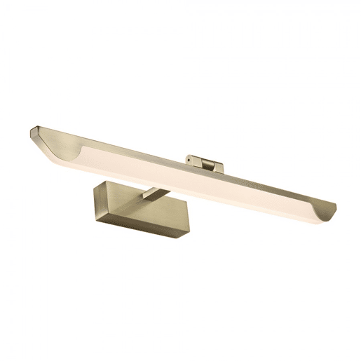 illumination moldura metálica dourada série greco 54cm