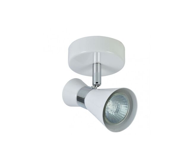 Foco 1 luz metal color blanco serie mã¡ximo 12cm
