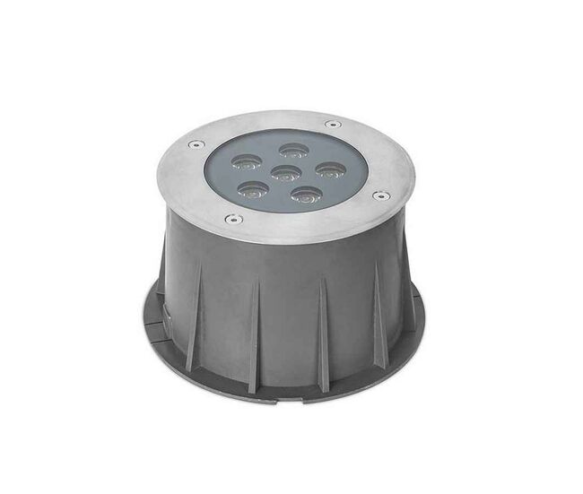Empotrable exterior metal color gris serie ringo 9.8cm