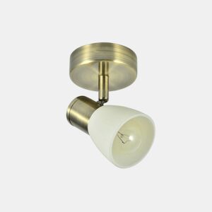 projector 1 luz em metal dourado série cholo 8,5cm