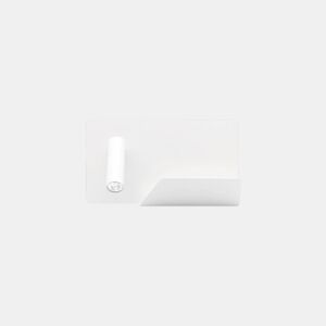 candeeiro de parede miguel angel série metal branco 28cm
