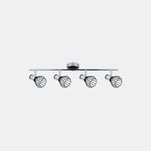 faixa 4 luzes metal cor cromada serie mateo 69,5cm